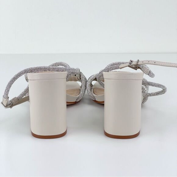 New Schultz JEWELL BLOCK METALLIC NAPPA LEATHER SANDAL - Picture 8 of 10